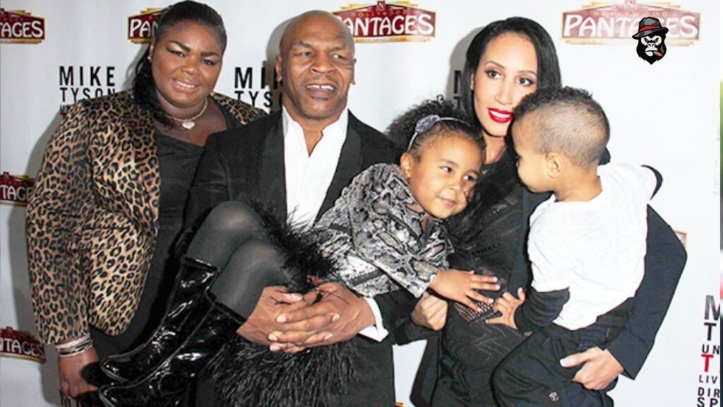 Sol Xochitl and Mike Tyson with children